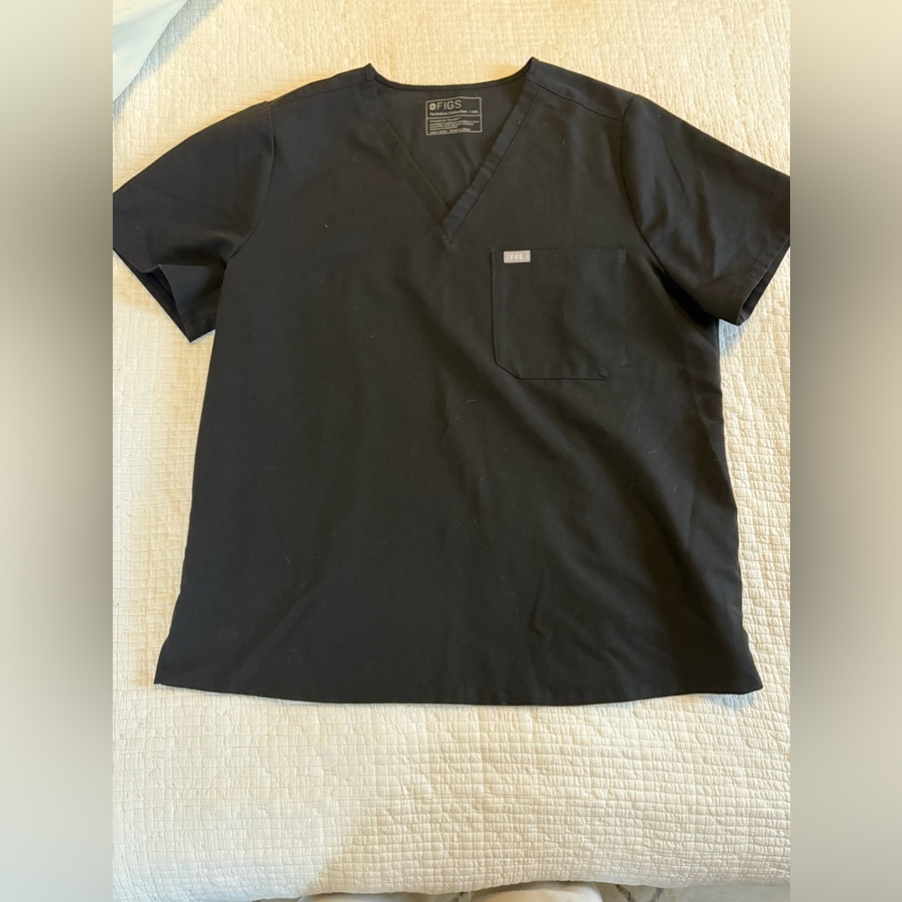 Figs xxl scrub top black
